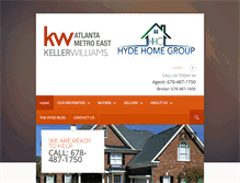 Tablet Screenshot of hydehomegroup.com